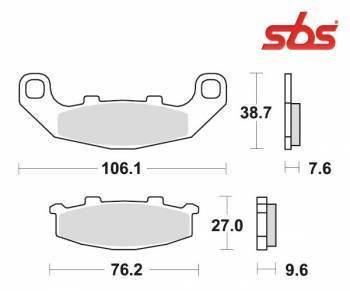 SBS -jarrupalat, sinter taka, 615LS