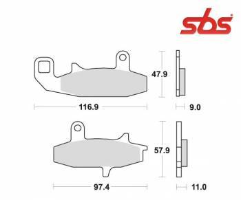 SBS -jarrupalat, ceramic, 626HF