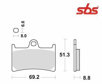 SBS -jarrupalat, ceramic, 634HF