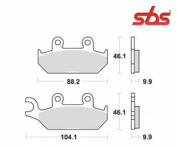 SBS -jarrupalat, sinter, 650HS