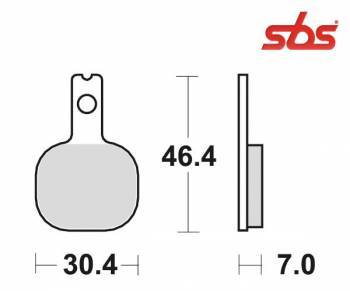 SBS -jarrupalat, dual carbon, 655DC