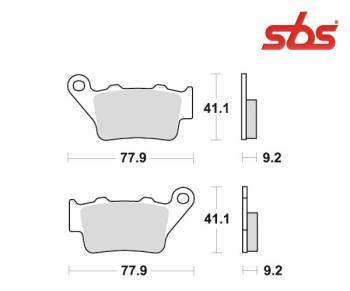 SBS -jarrupalat, ceramic, 675HF