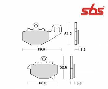 SBS -jarrupalat, sinter taka, 687LS