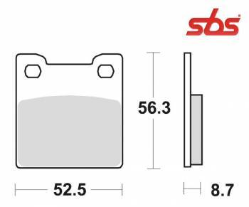 SBS -jarrupalat, sinter taka, 701LS