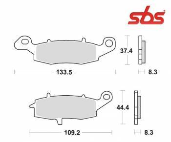 SBS -jarrupalat, sinter taka, 704LS