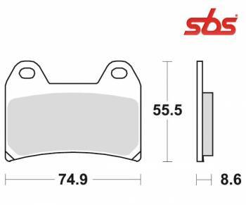 SBS -jarrupalat, dual carbon, 706DC