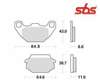 SBS -jarrupalat, ceramic, 749HF