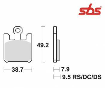 SBS -jarrupalat, dual carbon, 788DC