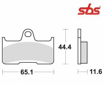 SBS -jarrupalat, sinter offroad, 799SI