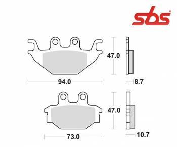 SBS -jarrupalat, ceramic, 810HF