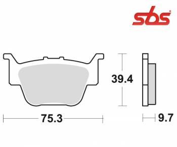 SBS -jarrupalat, sinter offroad, 813SI