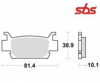 SBS -jarrupalat, sinter offroad, 829SI