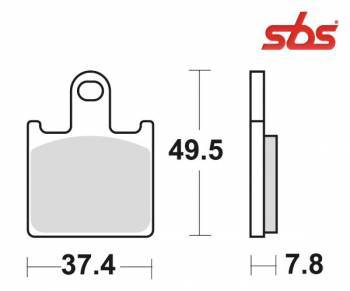 SBS -jarrupalat, sinter, 838HS