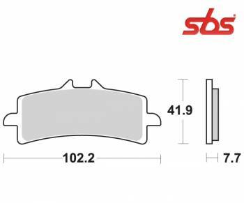 SBS -jarrupalat, dual carbon, 841DC