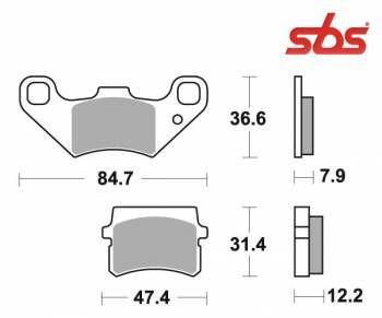 SBS -jarrupalat, ceramic, 855HF