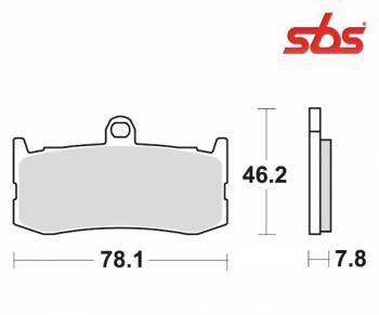 SBS -jarrupalat, dual carbon, 864DC