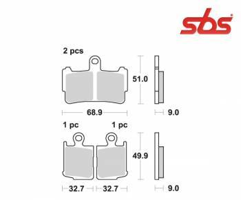 SBS -jarrupalat, sinter, 869HS