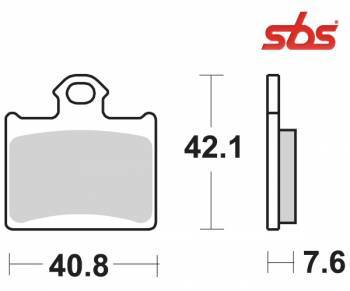 SBS -jarrupalat, sinter offroad, 872SI