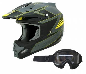 THH TX-23 + Scott Primal Snowcross -paketti, Velocity musta/harmaa