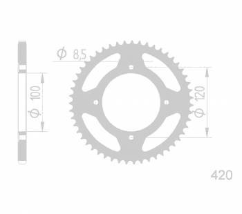 Hammasratas, taka, Beta RR 05-, 51H