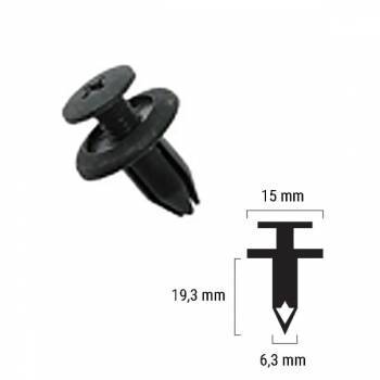 Kiinnitysnasta, Suzuki (09409-07305-5PK)