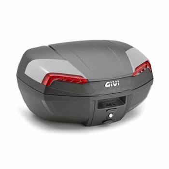 Givi Monolock E46 Riviera -perälaukku, musta/hopea
