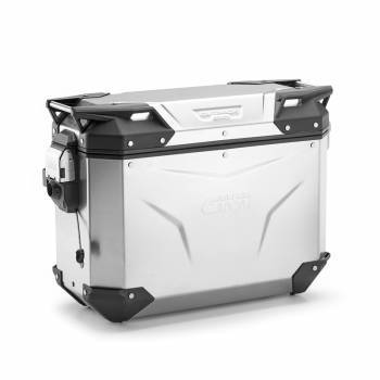 Givi Monokey Trekker Outback EVO 37 -sivulaukku, alumiini (oikea)