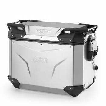 Givi Monokey Trekker Outback EVO 44 -sivulaukku, alumiini (oikea)