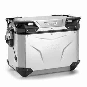 Givi Monokey Trekker Outback EVO 48 -sivulaukku, anodisoitu (oikea)