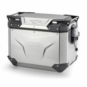 Givi Monokey Trekker Outback EVO 48 -sivulaukku, alumiini (vasen)