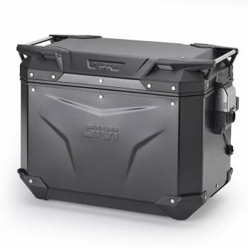 Givi Monokey Trekker Outback EVO 48 -sivulaukku, musta (vasen)