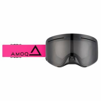 AMOQ Vision -ajolasit, musta/pinkki (savu)
