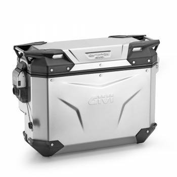 Givi Monokey Trekker Outback EVO 33 -sivulaukku, alumiini (oikea)