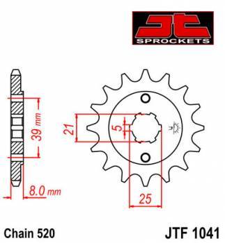 JT -hammasratas, etu, JTF 1041.14