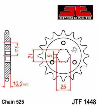 JT -hammasratas, etu, JTF 1448.15