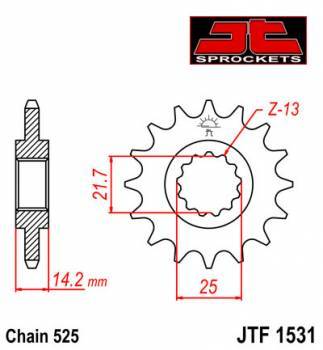 JT -hammasratas, etu, JTF 1531.15