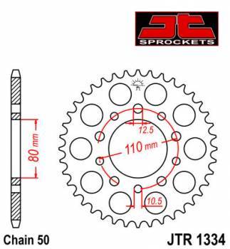 JT -hammasratas, taka, JTR 1334.46