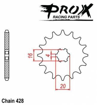 ProX -hammasratas, etu, 07.FS21093-13