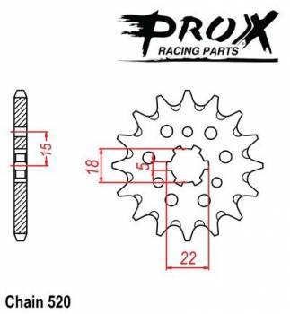 ProX -hammasratas, etu, 07.FS42094-12