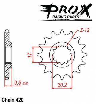 ProX -hammasratas, etu, 07.FS60004-14