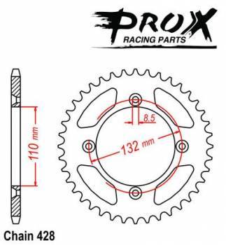 ProX -hammasratas, taka, alu 07.RA61003-47