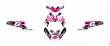 Stage6 -tarrasarja, Yamaha BW\'S 04-, Graffiti, pinkki