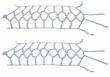 Kimpex Diamond V-bar -lumiketjut, 64x16 (pari)