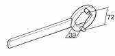 Buzzetti -väännin kytkimen mutterille, Piaggio/Gilera (46mm)