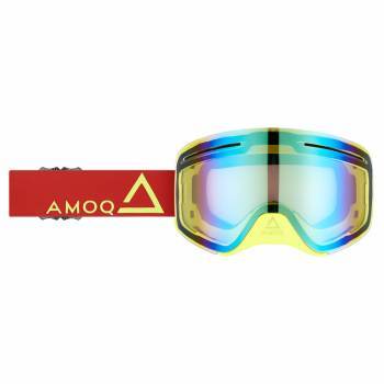 AMOQ Vision -ajolasit, keltainen/punainen (peilikulta)