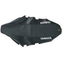FIN -satulanpäällinen, Yamaha DT50 04-, musta (tekstillä)