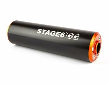 Stage6 StreetRace -äänenvaimennin, vasen, musta/oranssi