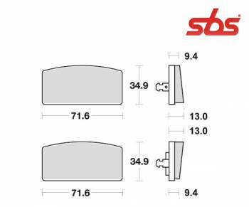 SBS -jarrupalat, ceramic, 520HF